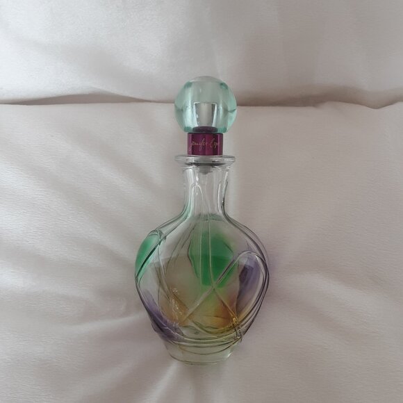 Jennifer Lopez "Live" Art Glass Perfume Bottle. 3.4 oz. Used - Picture 4 of 4
